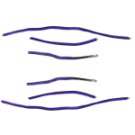 TLILY - BANDES EN PELUCHE DOUCES POUR V6 V7 V8 V10 V11 PIÈCES D'ACCESSOIRES DE RECHANGE POUR TÊTE DE ROULEAU SOUPLE POUR ASPIRATEUR (6 PIÈCES SÉRIES )