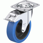 BLICKLE - ROULETTE PIVOTANTE À FREIN Ø 125MM BANDAGE CAOUTCHOUC NR 150KG - LE-POEV 125R-FI-SB