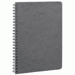 CAHIER RELIURE INTÉGRALE AGE BAG A5 100 PAGES LIGNÉ - GRIS - LOT DE 5