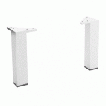 JEU 2 PIEDS 30X330 CHROME - SALGAR 23899