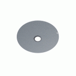 PANNEAU ACOUSTIQUE SUSPENDU À PLAT AVEC ÉCLAIRAGE LED INTÉGRÉ QUEEN FLEXMUTE DIAMÈTRE 90 CM EN PET 12 MM- GRIS NUAGE