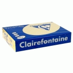 LOT DE 5 - PAPIER A4 COULEUR CHAMOIS 80 G CLAIREFONTAINE TROPHÉE COULEURS INTENSES - RAMETTE DE 500 FEUILLES