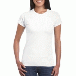 TEE-SHIRT FEMME COL ROND BLANC T.S