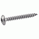 VIS DE PENTURE - TÊTE CYLINDRIQUE LARGE - TORX - INOX A4 - 6X20 - B100 ACTON