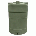 CUVE À EAU DE PLUIE 2000 L PRÉ-ÉQUIPÉE RONDE