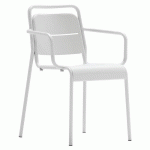 FAUTEUILS ALMA MÉTAL OUTDOOR - BLANC - ZOWN