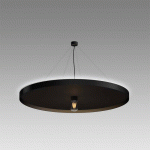 LED-WORKS AUSTRIA LEDWORKS SONO-LED ROUND E27 SUSPENSION CADRE NOIR