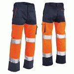 PANTALON DE TRAVAIL HAUTE VISIBILITÉ DELTA PLUS