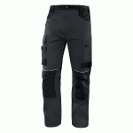 PANTALON DE TRAVAIL M5PA3 DELTA PLUS NOIR ET GRIS TAILLE L