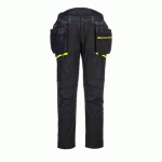PORTWEST DX450 PANTALON SOFTSHELL DX4 HOLSTERS AMOVIBLES NOIR - TAILLE 33 - STANDARD