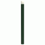 POTELET VITYL PMR TÊTE GORGES MÉTAL 1.20M Ø102MM MOUSSE 6005 - BUTON DESIGN