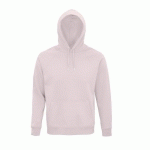 SWEAT PERSONNALISABLE COTON ORGANIQUE BIO ROSE PÂLE