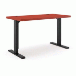 BUREAU PREMIUM RÉGLABLE ELEMENTS SOLID 1380 - ROUGE - NOIR - ACTIFORCE