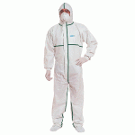 COMBINAISON DE PROTECTION ÉTANCHE TYPES 4, 5, 6, DELTA PLUS, TAILLE XXL