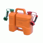 JERRYCAN POLYÉTHYLÈNE À DOUBLE COMPARTIMENT 5L ET 3L PRESSOL