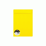 LOT DE 10 - PAQUET DE 5 ENVELOPPES POLLEN 229X324MM 120G/M² - JAUNE SOLEIL