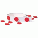 BANDE MAGNÉTIQUE, 35 MM X 5 M, AUTOCOLLANT, BLANC