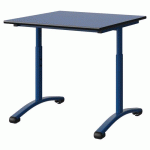 TABLE MALIBU 80X80 T3/T6 DL ST ANTIB BLEU U525/NO BLEU 5005 - MANUTAN EXPERT