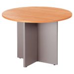 TABLE RONDE PLATEAU 'HÊTRE', PIEDS 'ALUMINIUM', ACTIVITY 2.