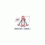 ELINGUE CHAINE 4 BRINS - CROCHETS FONDERIE - CMU 2360 KG (CLASSE 80)