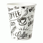GOBELET EN CARTON GRAFFITI BRUNEAU - 20/25 CL - LOT DE 100