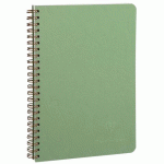 LOT DE 5 - CAHIER RELIURE INTÉGRALE AGE BAG A5 100 PAGES LIGNÉ - VERT