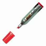 MARQUEUR PERMANENT BIC ONYX MARKET MINI POINTE BISEAUTÉE DE 2,7 À 6,2 MM ROUGE