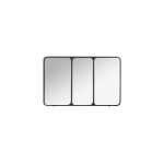 MIROIR TRIPARTITE AVEC CADRE EN MÉTAL, MIROIR DÉCORATIF DE STYLE MODERNE - 45 X 70,5 CM, ATMOSPHERA CRÉATEUR D'INTÉRIEUR