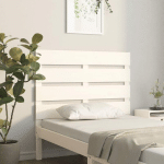 T�TE DE LIT BLANC 90X3X80 CM BOIS MASSIF DE PIN - VIDAXL