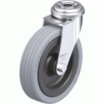 BLICKLE - ROULETTE PIVOTANTE Ø 100MM BANDAGE CAOUTCHOUC SBR 70KG - LRA-VPA 100G