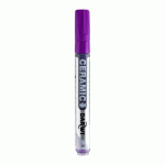 LOT DE 6 - DARWI MARQUEUR PEINTURE SUR CÉRAMIQUE À FROID POINTE CONIQUE FINE 2MM - VIOLET