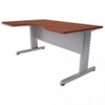 MT INTERNATIONAL BUREAU IMPACT PIED L RETOUR GAUCHE 160X74X100 CM MERISIER
