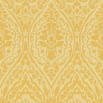 PAPIER PEINT BAROQUE TAPISSERIE BAROQUE PAPIER PEINT INTISSÉ JAUNE - 10,05 X 0,53 M - BRICOFLOR