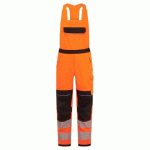 PORTWEST FR453 CÔTE À BRETELLES PW3 MODAFLAME HVO FR ORANGE/NOIR - TAILLE XL