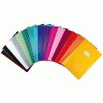 PROTÈGE-CAHIER, A4, EN PAPIER, BLEU CLAIR - LOT DE 20