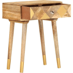 TABLE DE CHEVET 43 X 30 X 58 CM BOIS DE MANGUIER MASSIF - VIDAXL