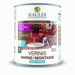 VERNIS MARINE MONTAGNE SANS ODEUR - 2,5 LITRE - INCOLORE BRILLANT MAULER