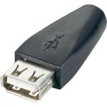 ADAPTATEUR USB 2.0 GOOBAY 93982 - [1X JACK FEMELLE 3.5 MM - 1X USB 2.0 TYPE A FEMELLE] - NOIR