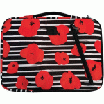 HOUSSE POUR ORDINATEUR PORTABLE MOTIF COQUELICOT - 13-14