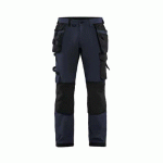 PANTALON DE TRAVAIL ARTISAN STRETCH 4D BLEU FONCÉ/NOIR D92 - BLAKLADER