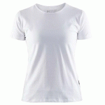 T-SHIRT FEMME BLANC TAILLE M - 330410291000M - BLAKLADER