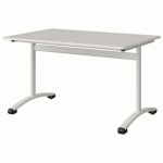TABLE MALIBU 120X80 T5 DL STRA ABS BLC SEL W911/BLC 9016