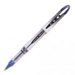 UNIBALL STYLO ROLLER POINTE MÉTAL MOYENNE ENCRE LIQUIDE BLEUE UNI MITSUBISHI UNI BALL VISION ELITE UB200