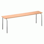 BANC BOIS MÉLAMINÉ SYLLAB - L.160 X H.46 CM - TAILLE 6 - CM2/ COLLÈGE /LYCÉE