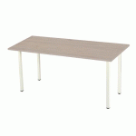 BUREAU STANDARD 140 X 80 X 75 CM DESIGN DROIT CHÊNE
