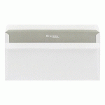 ENVELOPPE 110 X 220 MM BRUNEAU 80 G SANS FENÊTRE BLANCHE - BOÎTE DE 500