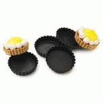 MOULE À TARTELETTE EXOGLASS® ROND CANNELÉ 8 CM (VENDU PAR 12)