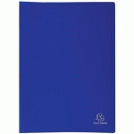 PROTÈGE-DOCUMENT BLEU PP SOUPLE POCHETTES OPAQUE 100 VUES A4 - EXACOMPTA