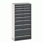 ARMOIRE D\'AT. À TIR. CUBIO SL-8516-9.1 GRIS CLAIR/ANTHRACITE - MANUTAN COLLECTIVITÉS