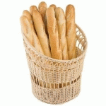 CORBEILLE POUR BAGUETTES APS, Ø 35 CM, HAUTEUR : 25 / 42 CM